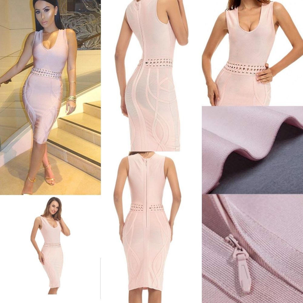 BANDAGE DRESS Pink